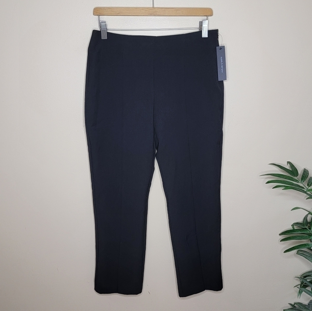 NWT Supply & Demand | Black Side Zip Ankle Pants with Front Slits